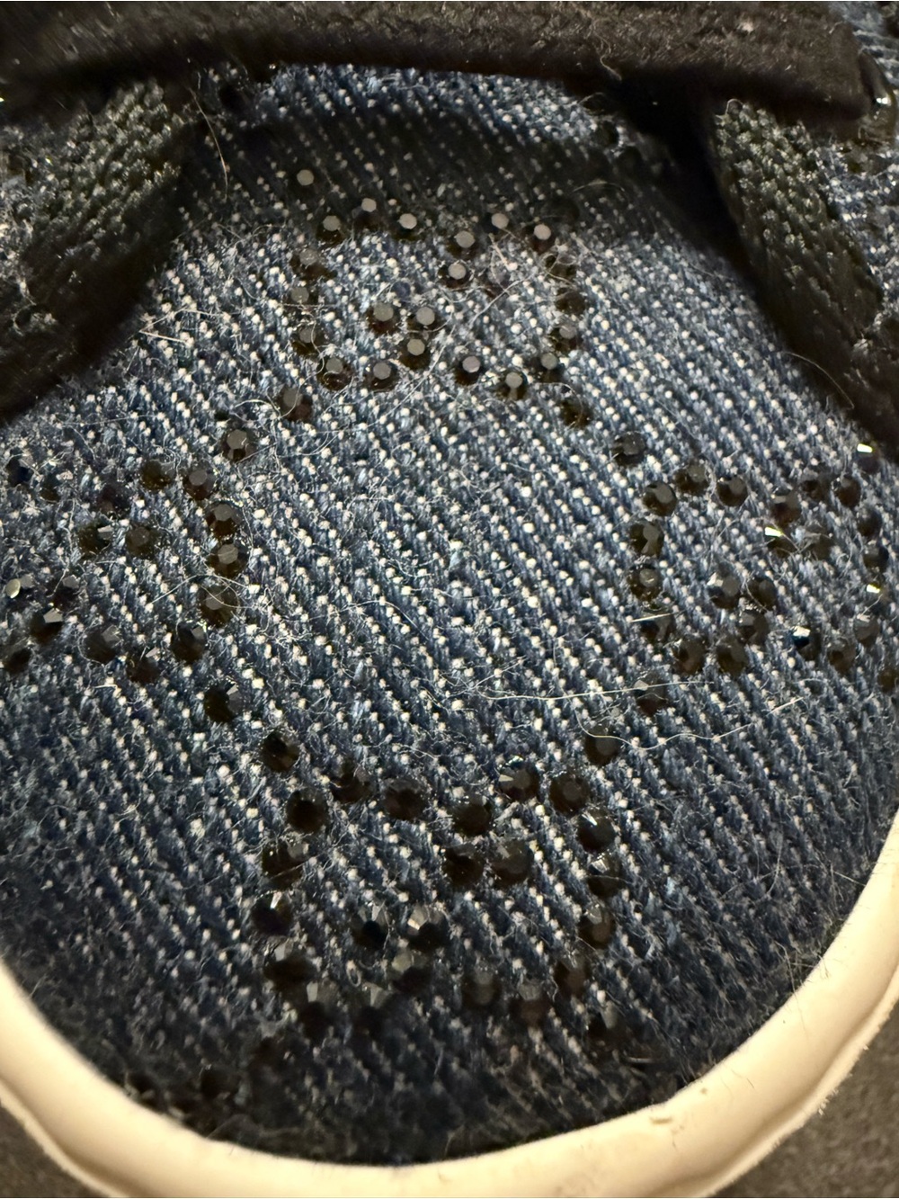 Gucci Denim crystal Lace Platform Sneakers - Picture 8 of 14